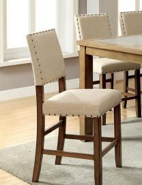 Melston by Furniture of America CM3531PC Bar Stool Set of 2