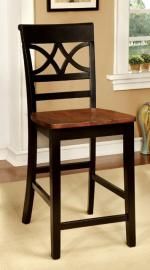Torrington II by Furniture of America CM3552BC-PC  Counter Height Bar Stool Set of 2
