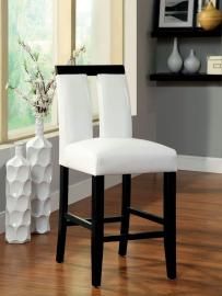 Luminar II by Furniture of America CM3559PC Counter Height Bar Stools set of 2