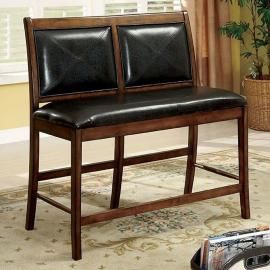 Living Stone III by Furniture of America CM3568PC-T Counter Height Bench