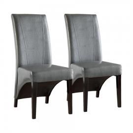 Madison by Furniture of America CM3666GY Chair Set of 2