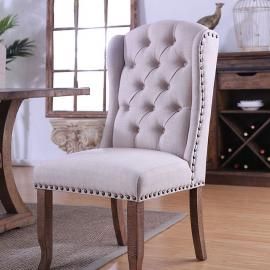 Gianna by Furniture of America CM3829F-SCW Chair Set of 2