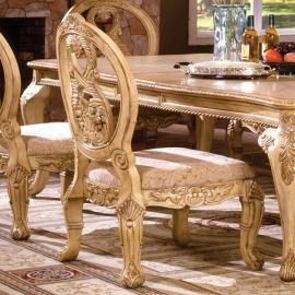 Tuscany II by Furniture of America CM3845WH-SC Chair Set of 2