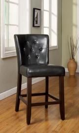 Lisbon II by Furniture of America CM3871PC Counter Height Bar Stool Set of 2