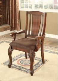 Johannesburg I by Furniture of America CM3873AC Chair Set of 2
