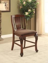Johannesburg by Furniture of America CM3873PC Counter Height Bar Stool Set of 2