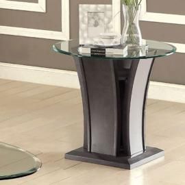 Manhattan IV by Furniture of America CM4104GY-E End Table