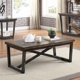 Sixten Dark Oak & Gray  Finish by Furniture of America Collection CM4378C Coffee Table