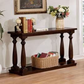 Tammie by Furniture of America Brown Cherry CM4421CH-S Sofa Table