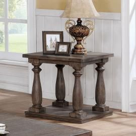 Tammie by Furniture of America CM4421GY-E End Table-9967