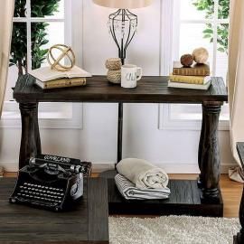 Keira by Furniture of America Weathered Walnut CM4455S Sofa Table