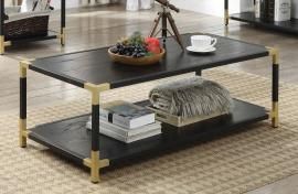 Talia by Furniture of America Black CM4610C Coffee Table