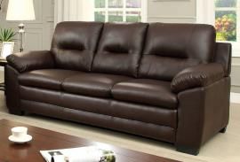 Parma Brown Leatherette Sofa CM6324BR-SF by Furniture of America