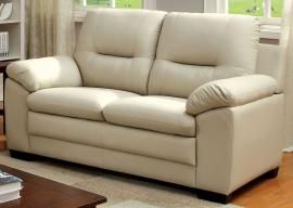 Parma Ivory Leatherette Loveseat CM6324IV-LV by Furniture of America