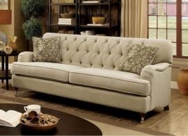 Laney Beige Fabric Sofa CM6863-SF by Furniture of America