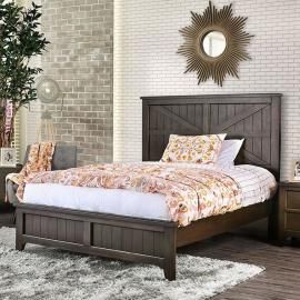 Westhorpe Dark walnut Finish Queen Bed CM7523Q by Furniture of America