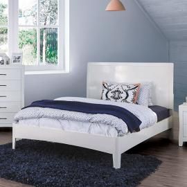 Deanne White Finish Queen Bed CM7527WH-Q by Furniture of America