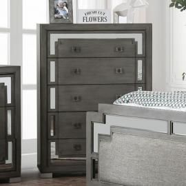 Jeanine Gray Finish Chest CM7534C by Furniture of America