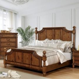 Mantador Light Oak Finish King Bed CM7542EK by Furniture of America