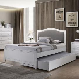 Kirsten White Finish Twin Bed CM7547WH-T by Furniture of America