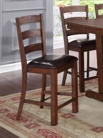 Lanesboro D0376-22 Rustic Counter Height Chair Set of 2