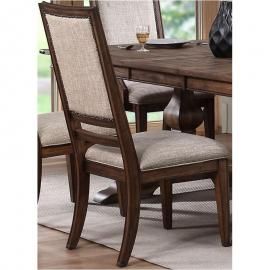 Sutton Manor D1505-20 Distressed Oak Dining Height Chair Set of 2