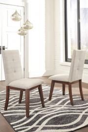 Ashley D372-02 Centiar Dining Chair Set of 2 in Stone Fabric