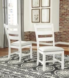 Ashley Valebeck Beige & White Finish D546-01 Dining Chair Set of 2