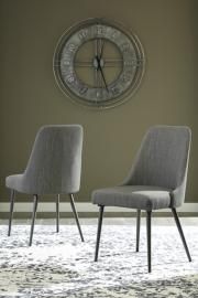 Ashley D605-01 Coverty Dining Chair Set of 2 in Grey