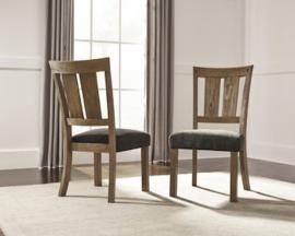 Ashley D714-01 Tamilo Dining Chair Set of 2 in Dark Brown