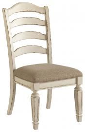 Ashley Realyn Chipped White Finish D743-01 Dining Chair Set of 2