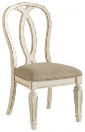 Ashley Realyn Chipped White Finish D743-02 Dining Chair Set of 2