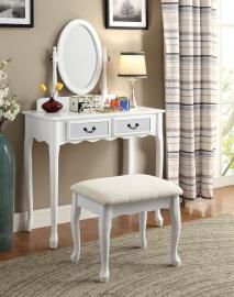 Adriana DK6431WH White Vanity Collection