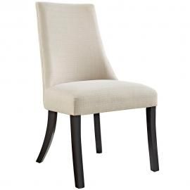 Reverie EEI-1038-BEI Beige Fabric Dining Side Chair