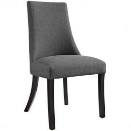 Reverie EEI-1038-GRY Gray Fabric Dining Side Chair
