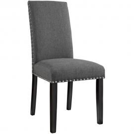 Parcel EEI-1384-GRY Grey Fabric Dining Side Chair