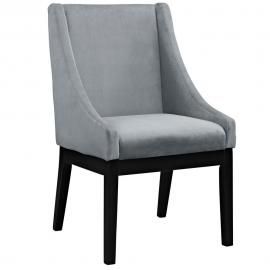 Tide EEI-1385-GRY Gray Microfiber Dining Side Chair