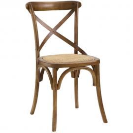 Nestor EEI-1541-Wal Mid Century Modern Walnut Dining Side Chair
