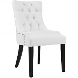 Regent EEI-2222 White Vinyl Dining Side Chair
