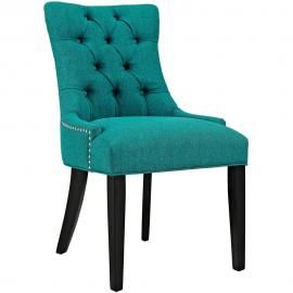 Regent EEI-2223-TEA Teal Fabric Dining Side Chair
