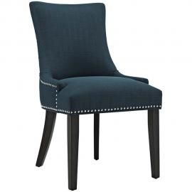 Marquis EEI-2229-AZU Azure Fabric with Nailhead Trim Dining Side Chair