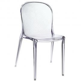 Scape EEI-789-CLR Clear Polycarbonate Dining Side Chair