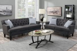 Crixus F6941 Slate Fabric Sofa Set