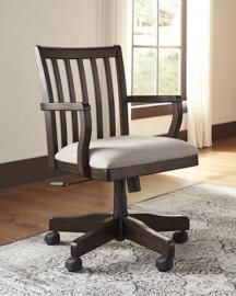 Ashley H636-01A Townser Home Office Swivel Desk Chair in Grayish Brown