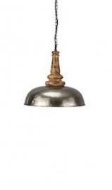 L000368 Joziah by Ashley Metal Pendant Light In Antique Silver Finish