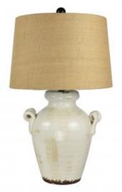 L100664 Emelda by Ashley Ceramic Table Lamp In Cream