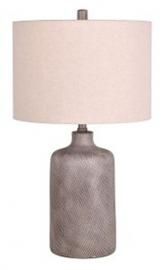 L117964 Linus by Ashley Ceramic Table Lamp In Antique Black