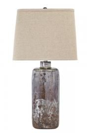 L430044 Shanilly By Ashley Glass Table Lamp In Multi