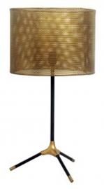 L734294 Mance By Ashley Metal Table Lamp In Gray/Brass Finish