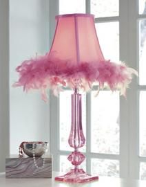 L857604 Auren By Ashley Acrylic Table Lamp In Pink